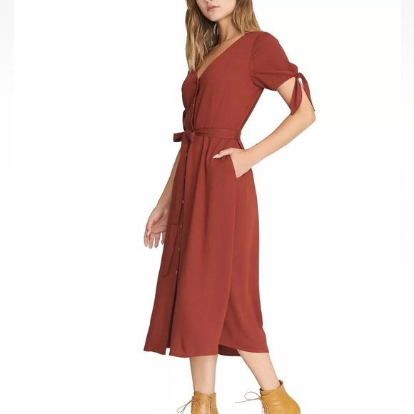 Sanctuary Dress Button Down with pockets, Small EUC - Picture 2 of 7